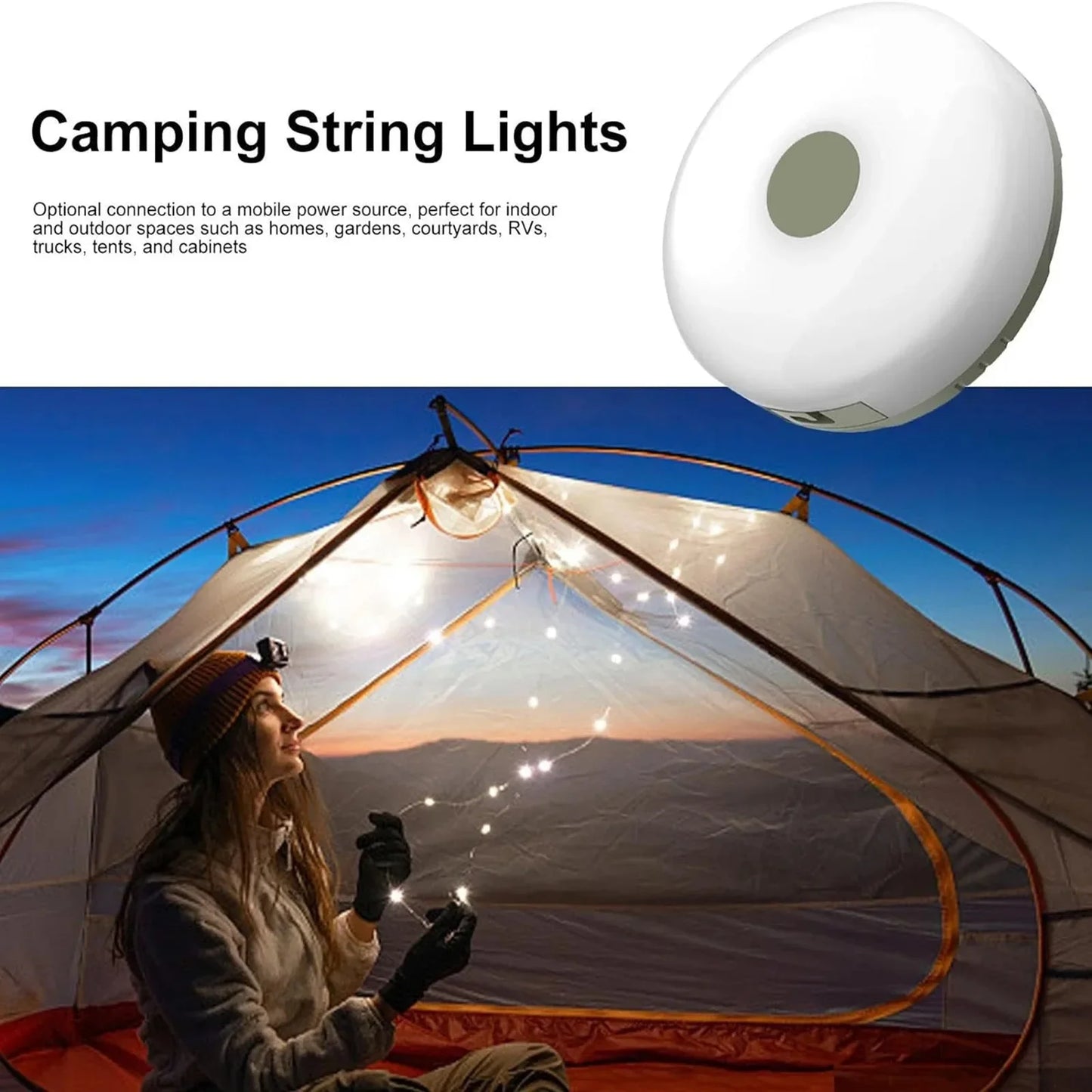 Stow & Glow Camping Light String